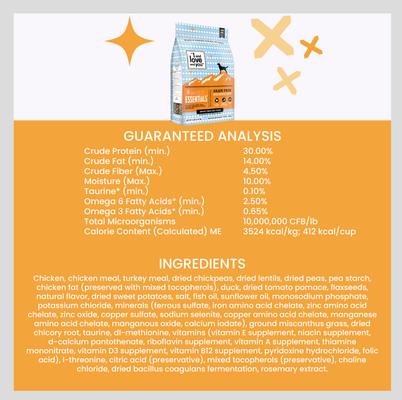 Show full view: I and Love and You Naked Essentials Grain-Free Chicken and Duck Recipe Dry Dog Food, 4-lb bag slide 8 of 12