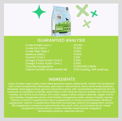 Show full view: I and Love and You Naked Essentials Grain-Free Lamb and Bison Recipe Dry Dog Food, 11-lb bag slide 8 of 12