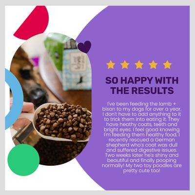 Show full view: I and Love and You Naked Essentials Grain-Free Lamb and Bison Recipe Dry Dog Food, 40-lb bag slide 5 of 12