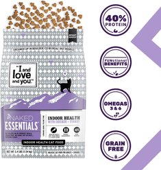 I and Love and You Naked Essentials Indoor Health Chicken and Turkey Recipe Dry Cat Food, 3.4-lb bag slide 2 of 9