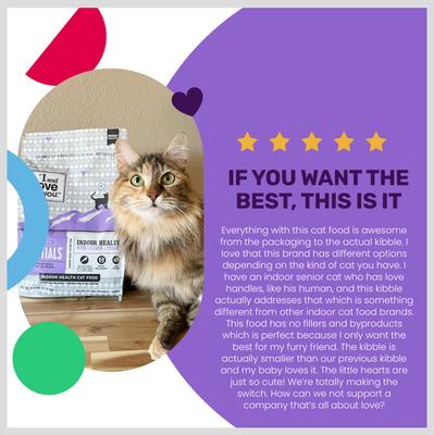 Show full view: I and Love and You Naked Essentials Indoor Health Chicken and Turkey Recipe Dry Cat Food, 3.4-lb bag slide 5 of 11