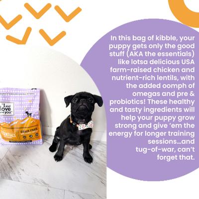 Show full view: I and Love and You Naked Essentials Puppy Recipe Grain-Free Dry Puppy Food, 4-lb slide 4 of 12