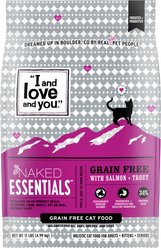 I and Love and You Naked Essentials Salmon & Trout Recipe Grain-Free Dry Cat Food, 11-lb bag