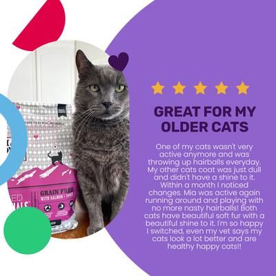 Show full view: I and Love and You Naked Essentials Salmon & Trout Recipe Grain-Free Dry Cat Food, 3.4-lb bag slide 5 of 12