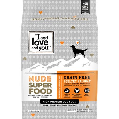 I and Love and You I and Love and You Nude Food Poultry Palooza Dry Dog Food, 23-lb bag