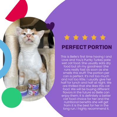 Show full view: I and Love and You Purrky Turkey Pate Grain-Free Canned Cat Food, 3-oz can, case of 4 slide 5 of 10