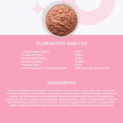 Show full view: I and Love and You Savory Salmon Pate Grain-Free Canned Cat Food, 3-oz can, case of 4 slide 8 of 10