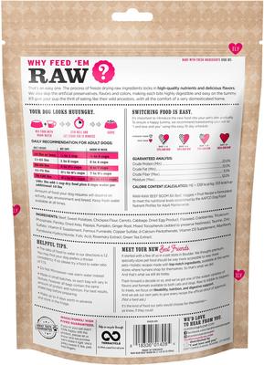 Show full view: I and Love and You Stir and Boom Raw Raw Beef Boom Ba Dinner Grain-Free Dehydrated Dog Food, 1-lb bag slide 4 of 10