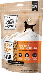 I and Love and You Stir and Boom Raw Raw Chick Boom Ba Dinner Grain-Free Dehydrated Dog Food, 1-lb bag slide 2 of 6