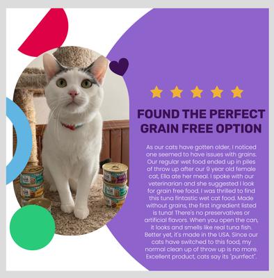 Show full view: I and Love and You Tuna Fintastic Stew Grain-Free Canned Cat Food, 3-oz, case of 24 slide 5 of 12
