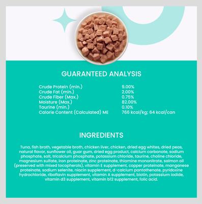 Show full view: I and Love and You Tuna Fintastic Stew Grain-Free Canned Cat Food, 3-oz, case of 24 slide 8 of 12