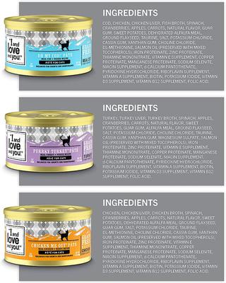 Show full view: I and Love and You Variety Pack Grain-Free Canned Cat Food, 3-oz, case of 12 slide 8 of 12