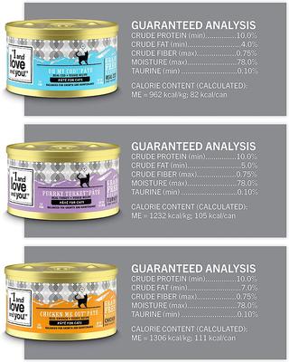 Show full view: I and Love and You Variety Pack Grain-Free Canned Cat Food, 3-oz, case of 12 slide 9 of 12