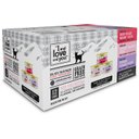 I and Love and You Variety Pack Wholly Cow!, Savory Salmon and Purrky Turkey Pate Canned Cat Food, 3-oz, case of 36