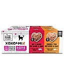 I and Love and You XOXO Chicken & Beef Pate Grain-Free Variety Pack Canned Cat Food, 3-oz can, case of 12