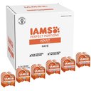 Iams Perfect Portions Healthy Adult Chicken Salmon Variety Pack Grain-Free Pate Wet Cat Food, 2.6-oz tray, case of 24