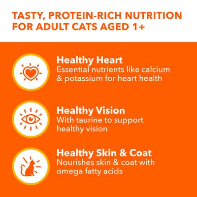 Show full view: Iams Perfect Portions Healthy Adult Salmon Tuna Variety Pack Grain-Free Pate Wet Cat Food, 2.6-oz tray, case of 24 slide 9 of 11