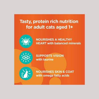 Show full view: Iams Perfect Portions Healthy Adult Multipack Chicken & Tuna Recipe Pate Grain-Free Cat Food, 2.6-oz tray, bundle of 24 twin-packs  slide 4 of 9