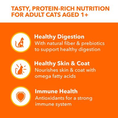 Show full view: Iams Perfect Portions Indoor Tuna & Salmon Recipe Grain-Free Cuts in Gravy Variety Pack Adult Wet Cat Food Trays, 2.6-oz tray, case of 12 twin-packs slide 5 of 11