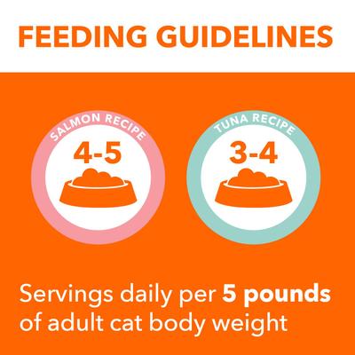 Show full view: Iams Perfect Portions Indoor Tuna & Salmon Recipe Grain-Free Cuts in Gravy Variety Pack Adult Wet Cat Food Trays, 2.6-oz tray, case of 12 twin-packs slide 8 of 11