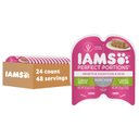 Iams Perfect Portions Sensitive Digestion & Skin Adult Turkey Recipe Grain-Free Pate Wet Cat Food, 2.6-oz, case of 24 twin packs