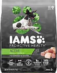 Iams Proactive Health Active Chicken & Turkey Recipe Dry Dog Food + Cesar Classic Loaf in Sauce Beef Recipe, Filet Mignon, Grilled Chicken, & Porterhouse Steak Flavors Variety Pack Wet Dog Food slide 2 of 9