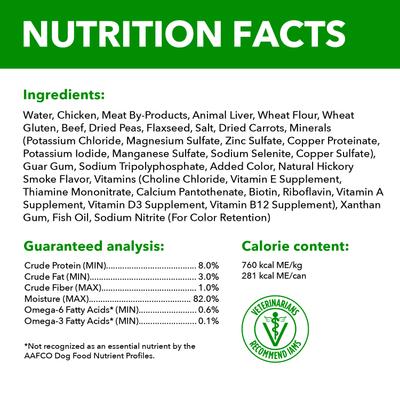Show full view: Iams Proactive Health Beef Chunks in Gravy Canned Wet Dog Food, 13-oz can, case of 12 slide 6 of 10