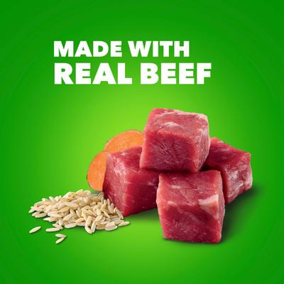 Show full view: Iams ProActive Health Classic Ground with Beef & Whole Grain Rice Adult Canned Wet Dog Food, 13-oz can, case of 12 slide 4 of 11