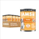 Iams ProActive Health Classic Ground with Chicken & Rice Puppy Canned Wet Dog Food, 13-oz can, case of 12