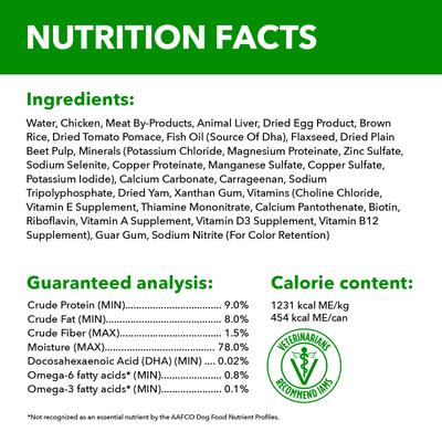 Show full view: Iams ProActive Health Classic Ground with Chicken & Rice Puppy Wet Dog Food, 13-oz can, bundle of 24  slide 7 of 11