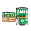Iams ProActive Health Classic Ground with Chicken & Whole Grain Rice Canned Adult Wet Dog Food, 13-oz can, case of 12