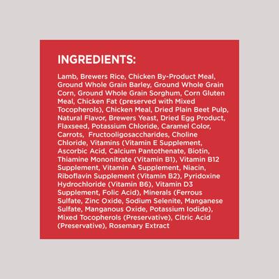 Show full view: Iams ProActive Health Classic Ground with Lamb & Whole Grain Rice Wet Food + Minichunks Lamb & Rice Recipe Dry Dog Food slide 8 of 10