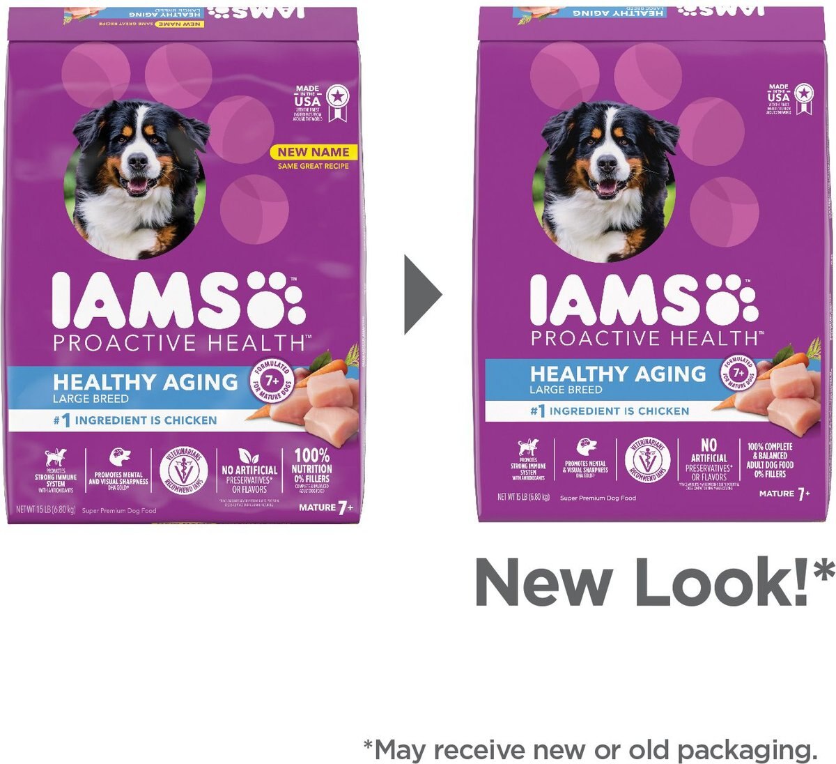 Iams Proactive Health Healthy Aging Large Breed Adult Senior With