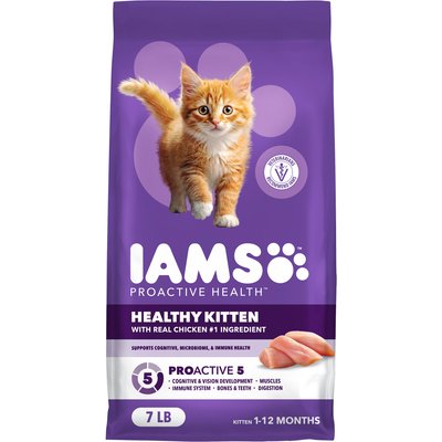 Iams Iams Proactive Health Kitten Chicken Recipe Dry Cat Food, 7-lb bag