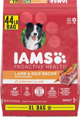 Show full view: Iams Proactive Health Minichunks Small Kibble with Lamb & Rice Dry Food + Pedigree Chopped Ground Dinner Variety Pack Wet Dog Food slide 6 of 9
