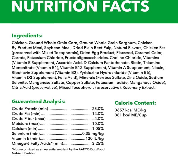 Show full view: Iams Proactive Health Minichunks with Real Chicken & Whole Grains Dry Dog Food, 7-lb bag slide 7 of 11