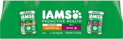 Iams Proactive Health Variety Pack Canned Wet Dog Food, 13-oz can, case of 12