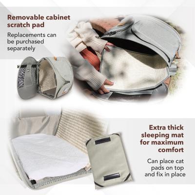 Show full view: Ibiyaya Adventure Cat Carrier Backpack slide 5 of 9