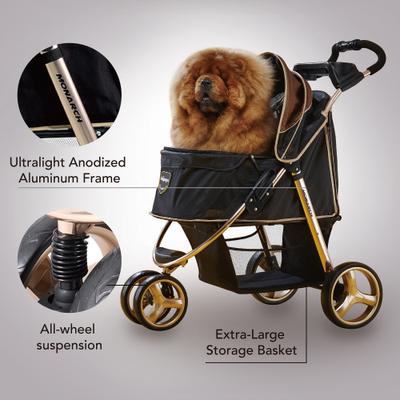Show full view: Ibiyaya Alloy Alluminum Dog & Cat Stroller slide 4 of 8