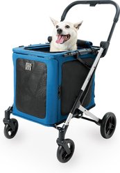 Ibiyaya BigBuddy Pet Stroller & Crate, Crystal Teal