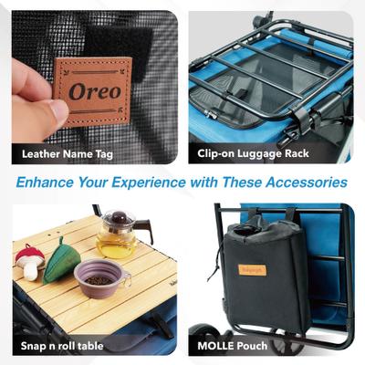 Show full view: Ibiyaya BigBuddy Pet Stroller & Crate, Crystal Teal slide 5 of 8