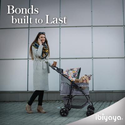 Show full view: Ibiyaya Cloud 9 Dog & Cat Pet Stroller, Mint Green, Small slide 7 of 8