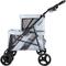 Show in main carousel: Ibiyaya Double Decker Bus Dog & Cat Stroller, Silver/Gray slide 2 of 9