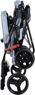 Show full view: Ibiyaya Double Decker Bus Dog & Cat Stroller, Silver/Gray slide 3 of 9