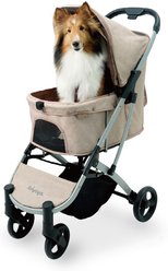 Ibiyaya Evolution Speedy Fold Buggy Dog & Cat Stroller, Oatmeal Tan