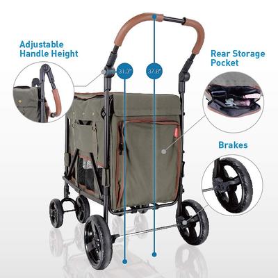 Show full view: Ibiyaya Gentle Giant Dog & Cat Wagon Stroller slide 4 of 9