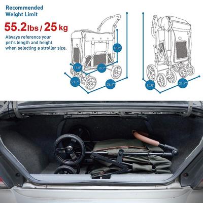 Show full view: Ibiyaya Gentle Giant Dog & Cat Wagon Stroller slide 5 of 9