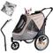 Show in main carousel: Ibiyaya Happy Dog & Cat Stroller, Medium, Latte slide 1 of 8