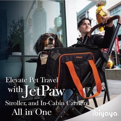 Show full view: Ibiyaya JetPaw: 3-in-1 Pet Stroller with Removable Airline-Approved Dog Carrier slide 8 of 12