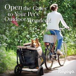 Ibiyaya Minika 3-in-1 Dog & Cat Stroller System, Arizona Tan slide 2 of 9